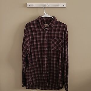 Plaid Long Sleeve Flannel Shirt